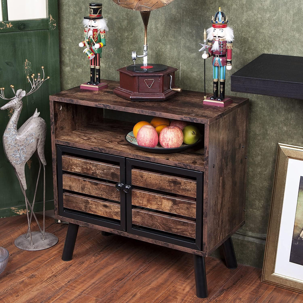 Rustic Brown Storage Sideboard Buffet Table A6531