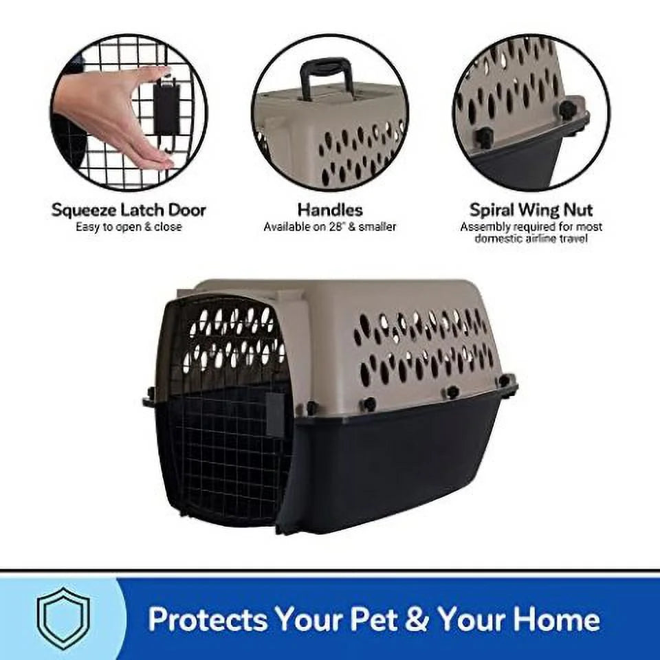 Plastic Travel Dog Kennel 32 Medium Dog Crate L894