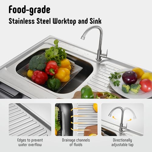 Outdoor Grill Cart with Sink R60341