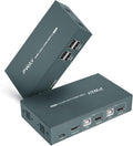 KVM Switch HDMI 2 Port, Ultra HD 4K@30Hz, USB2.0 Hub, with 2 HDMI and 2 USB Cables K27645