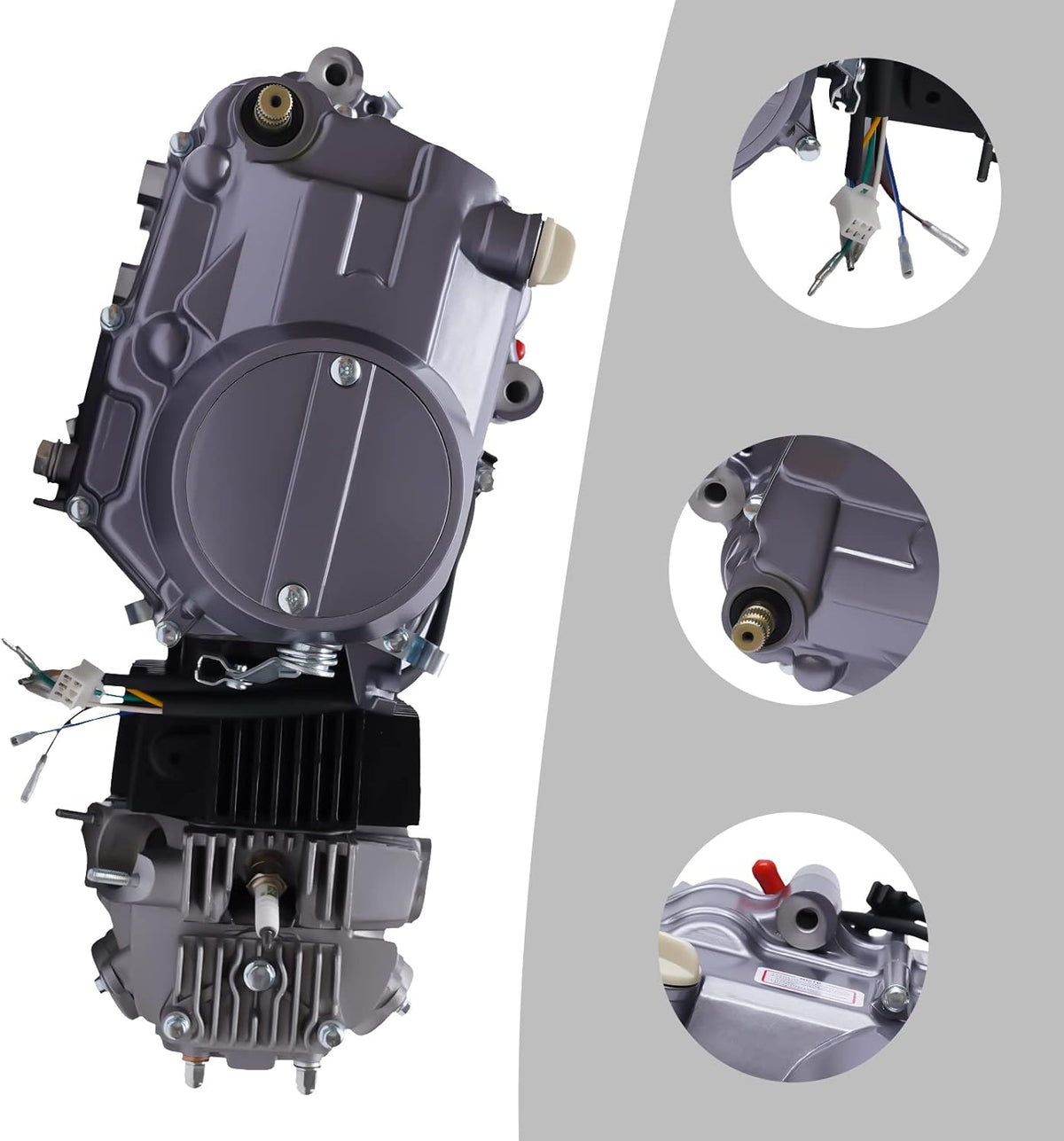 140cc 4 Stroke Single Cylinder Engine Motor Replacement Kit F54236