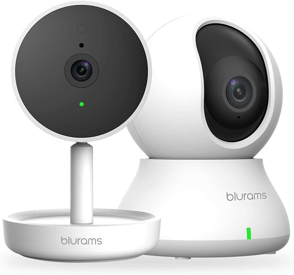Indoor Security Camera Bundle Set 1080p Two-Way Audio Night Vision E8122