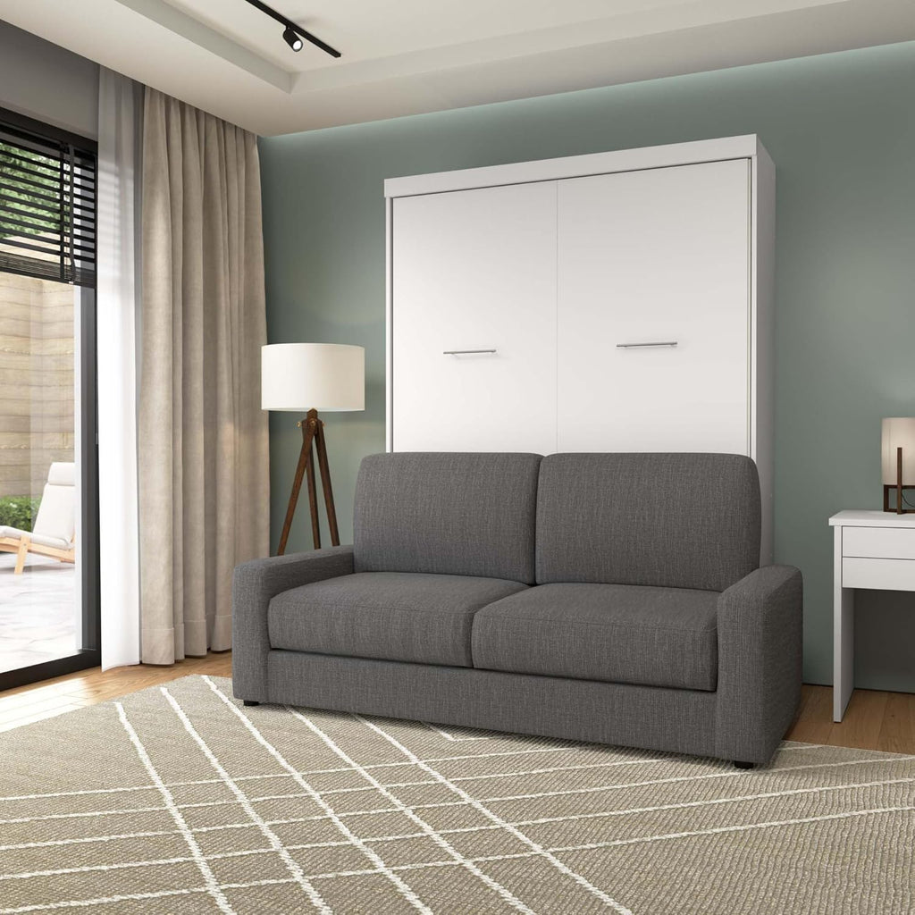 White Queen Murphy Sofa Wall Bed Z57110