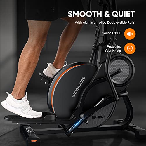 3-in-1 Elliptical Machine Stair Stepper Trainer with 16 Resistance J208652