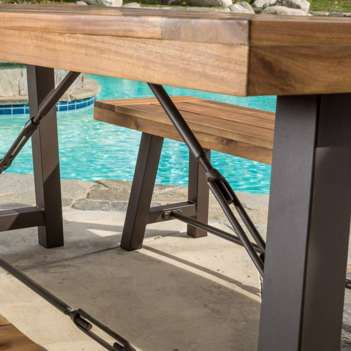 Acacia Wood Picnic Table G44459