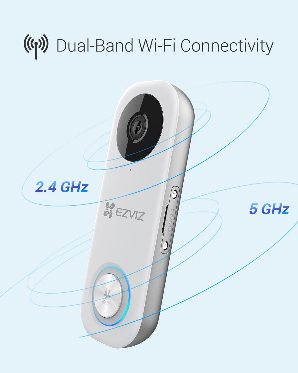 1080P Wi-Fi Video Doorbell Camera with AI-Human Detection Y392350