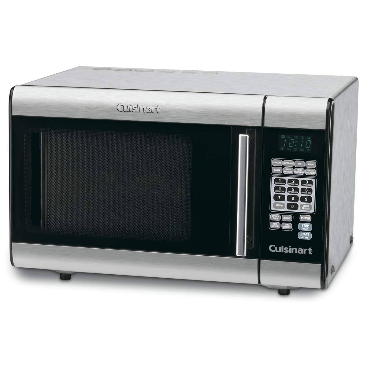 Stainless Steel 1 Cubic Foot Microwave Oven, Black X35901