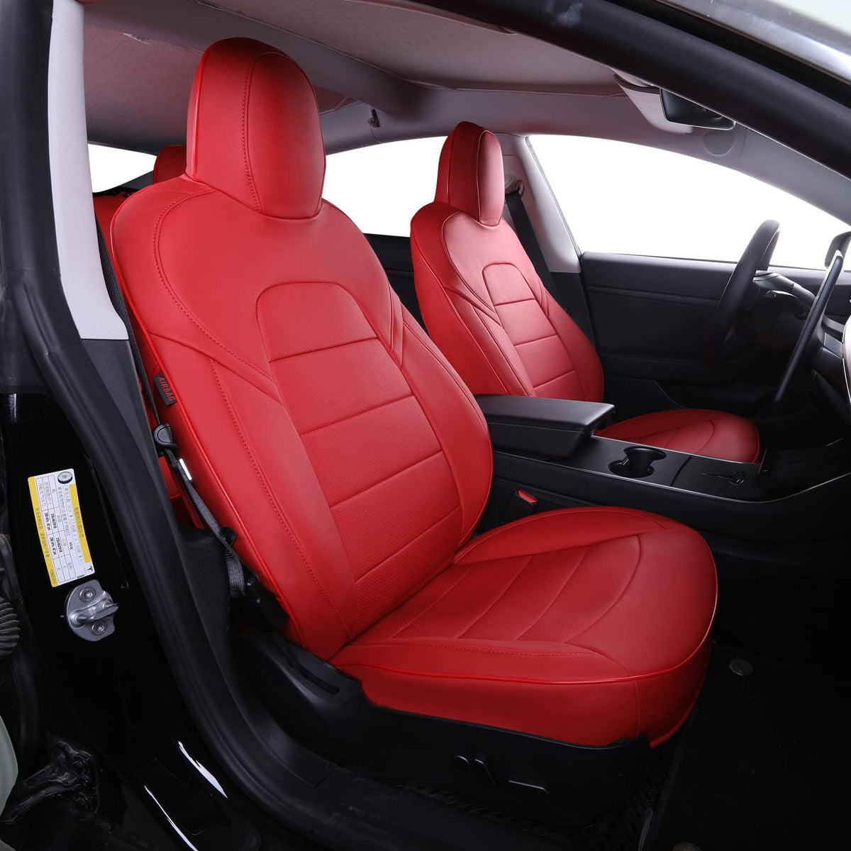 Custom Fit Neoprene Car Seat Covers Black U32665
