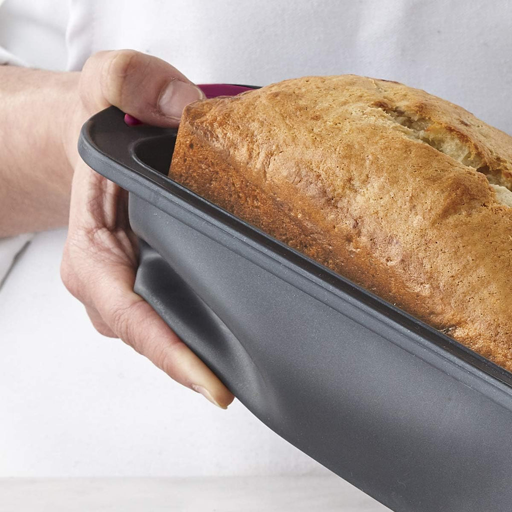 White Confetti Silicone Loaf Pan N312876
