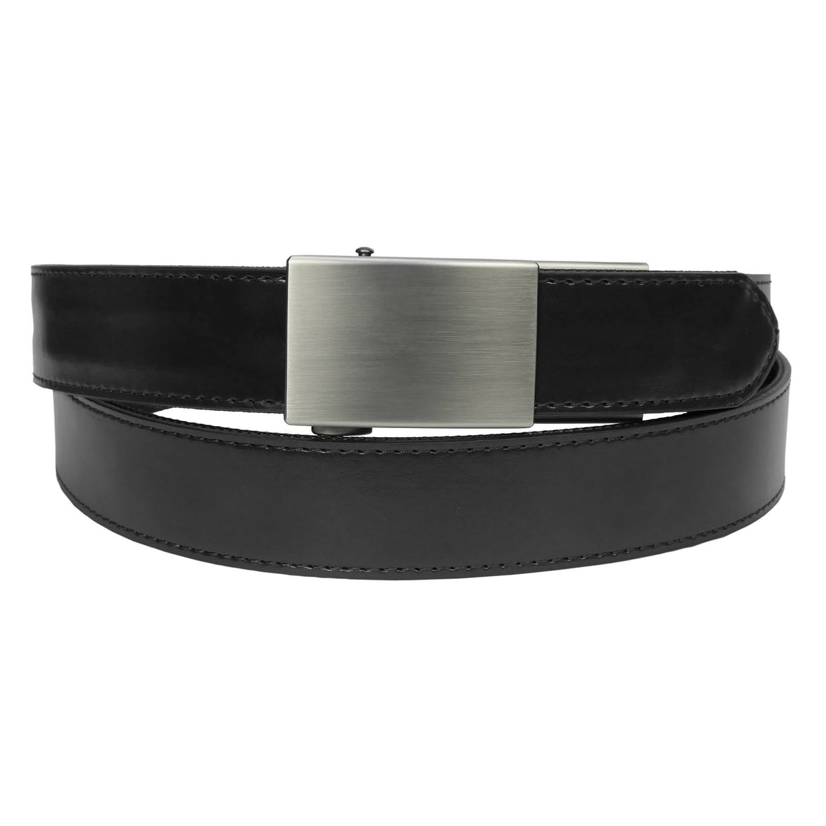 Black Leather Belt P61513