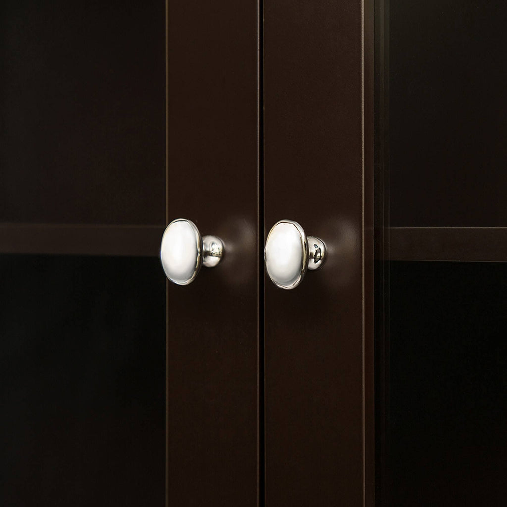 Wooden Wall Storage Cabinet with Double Doors N578