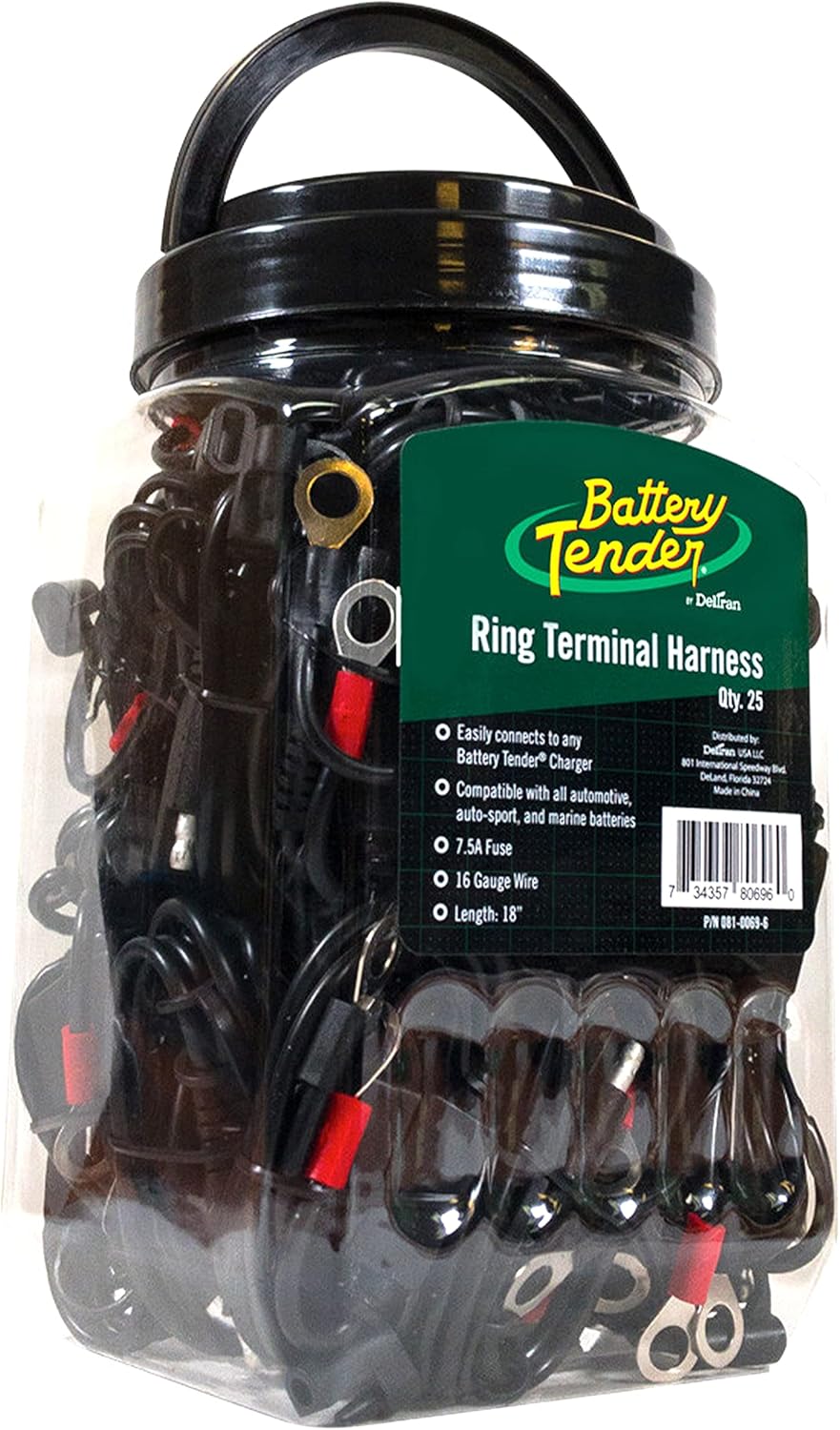 Ring Terminal Harness Cable with SAE Quick Disconnect, 25 Pack M513470