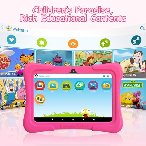 10 inch Android Tablet with 32GB Storage – Pink O98012
