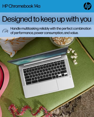 Mineral Silver 14" HD Display Chromebook Laptop F800