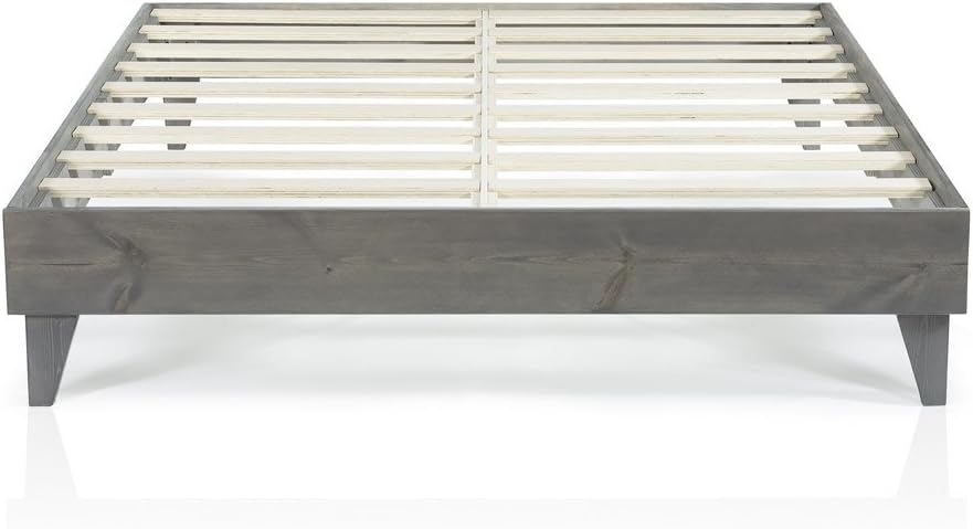King Size Wood Platform Bed Frame K96555