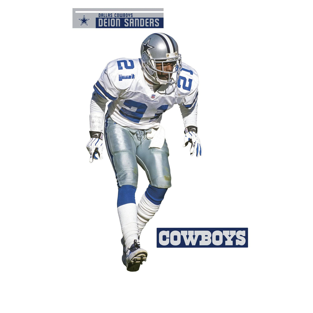 Removable Wall Decal Giant Athlete + 2 Wall Decals O7786
