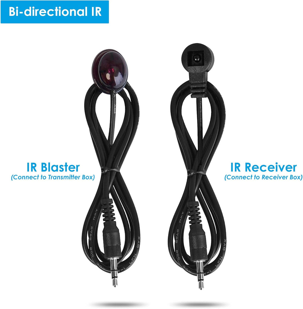 HDBaseT HDMI Extender 4K 60Hz Over CAT5e/CAT6/CAT7 Cable with Bi-Directional IR Q30207