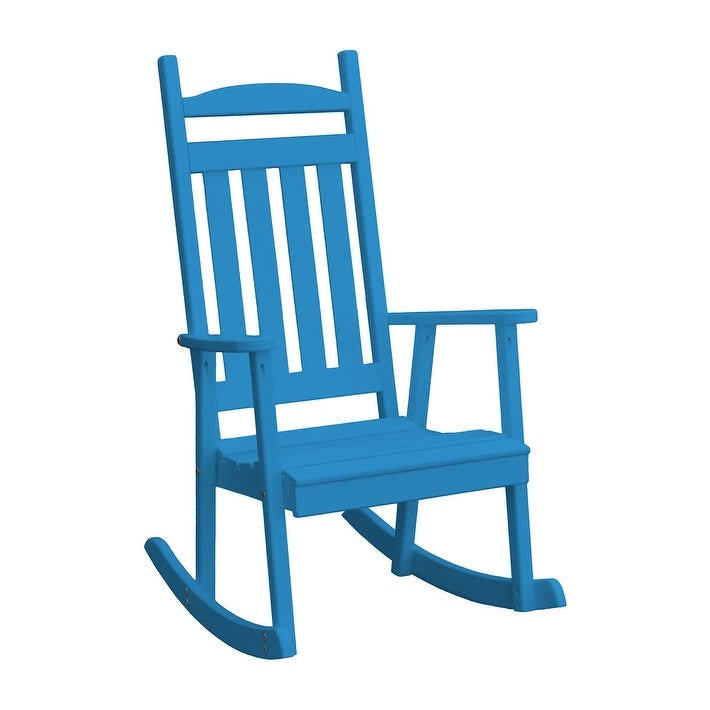Caribbean Blue Porch Rocker R7202