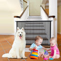 Black 43.3" W x 28.3" H Mesh Retractable Baby Gate R566745