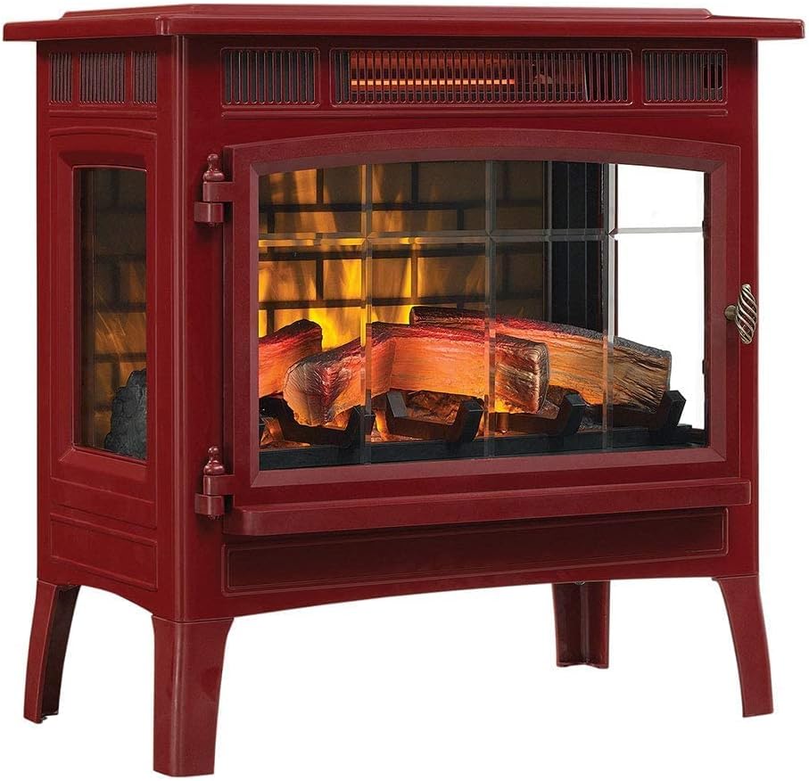 3D Infrared Electric Fireplace Stove with Remote Control O68245