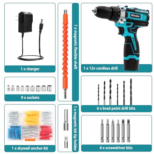 Yellow Cordless Drill Set B48977