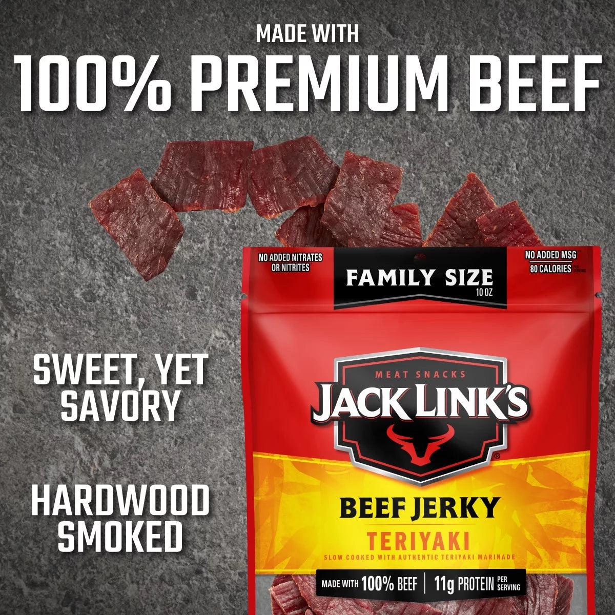 10oz Beef Teriyaki Jerky C2017