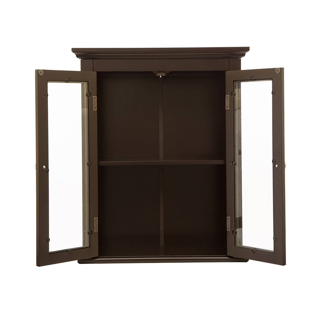 Wooden Wall Storage Cabinet with Double Doors N578