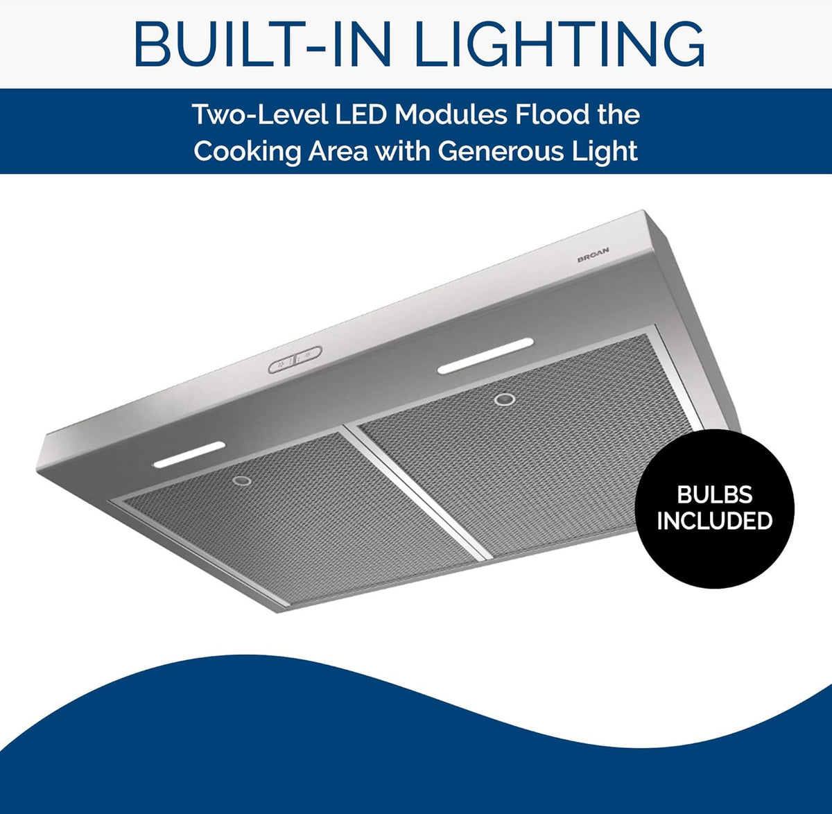 Stainless Steel Range Hood with Light I436