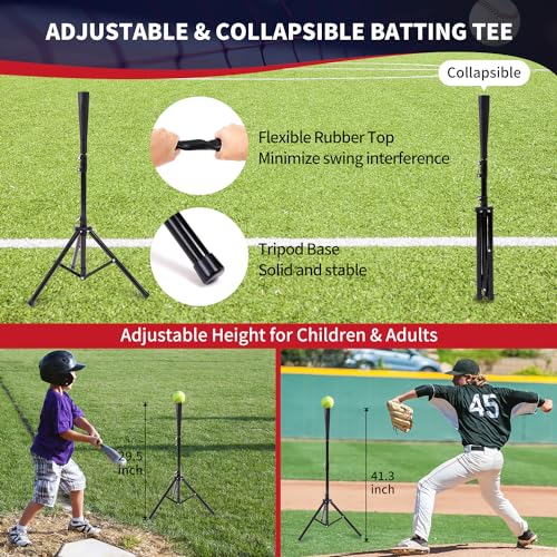 7x7 ft Baseball & Softball Practice Net with Bow Frame, Carry Bag G65167