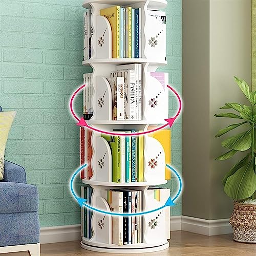 360° Rotating Bookshelf with Baffle Design U806