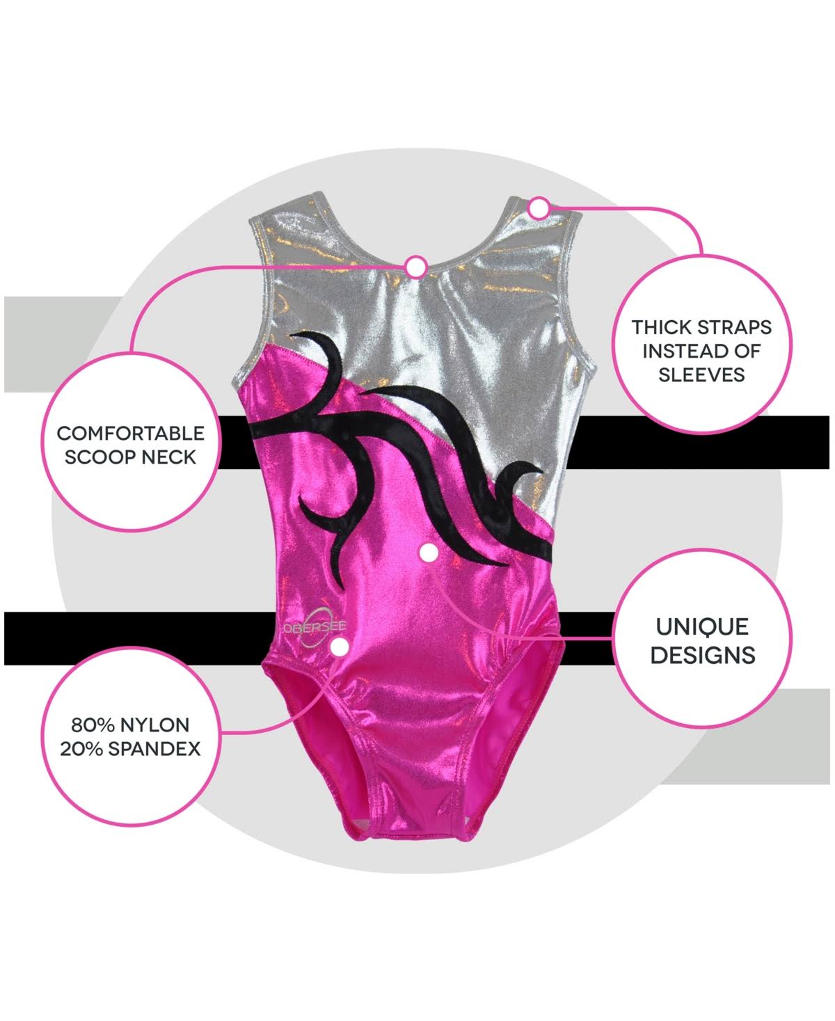 Pink Gymnastics Leotard H82294