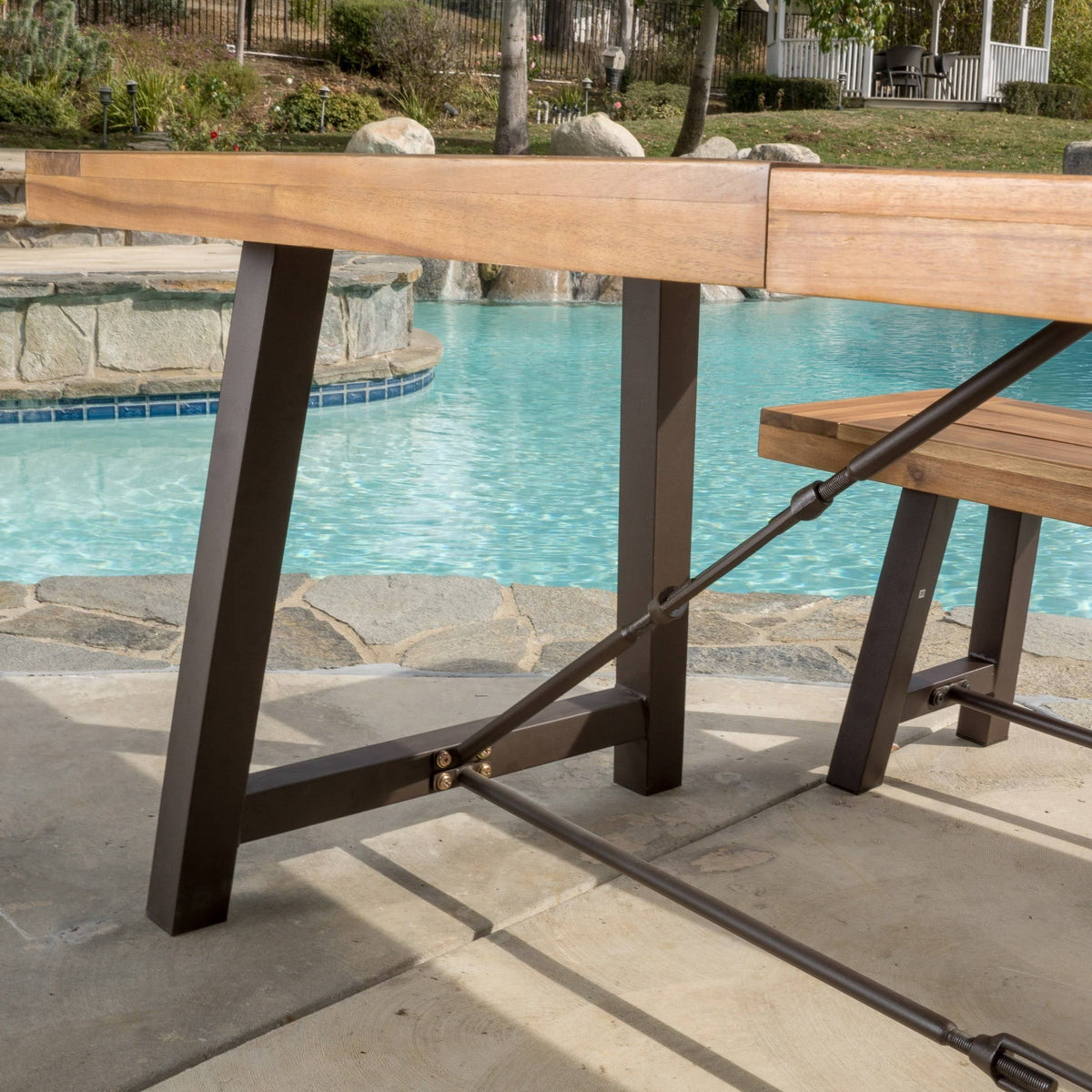 Acacia Wood Picnic Table G44459