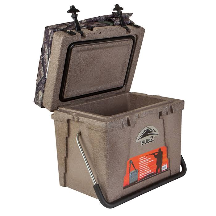 Camouflage 23 Quart Cooler with High Back Seat Q5220