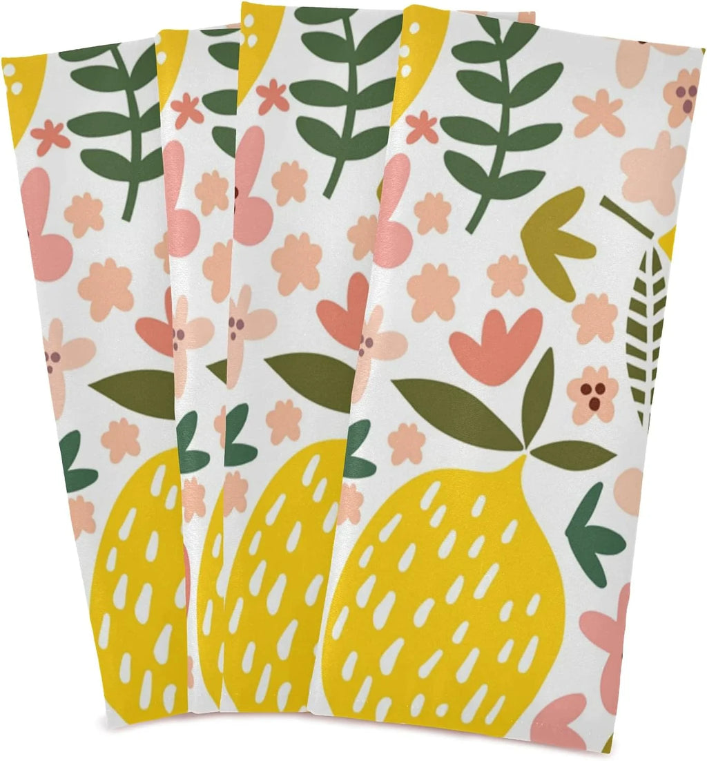 Set of 6 Microfiber Polyester Kitchen Dish Towels 28"x18" X674911