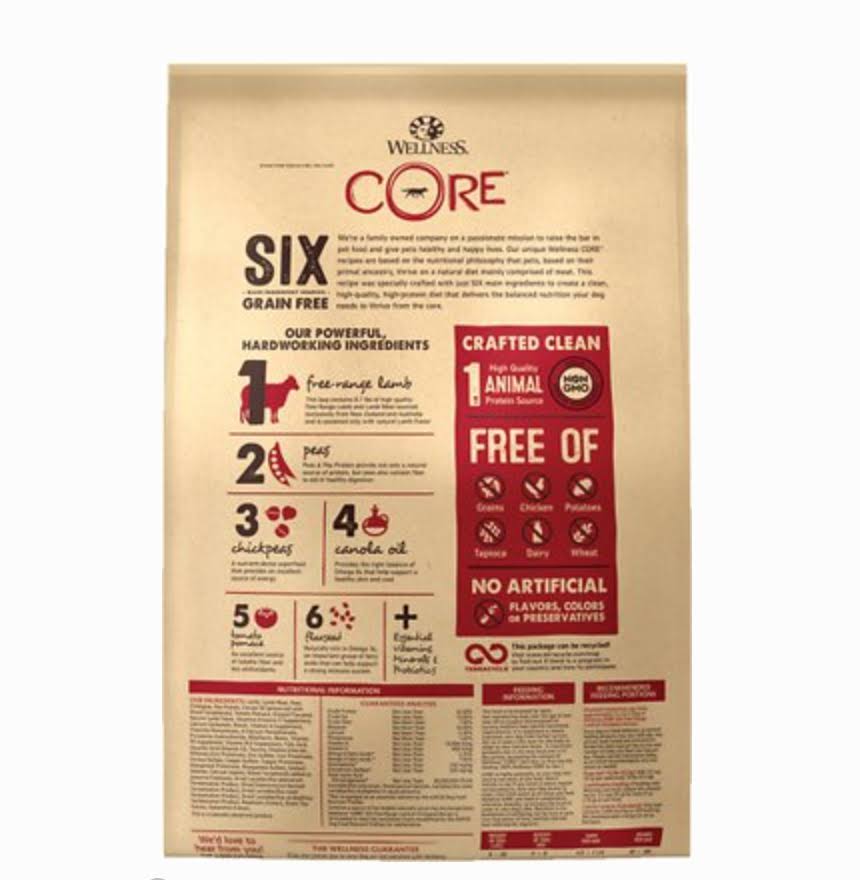 Grain Free Lamb & Chickpeas Dog Food 12 lbs X727360