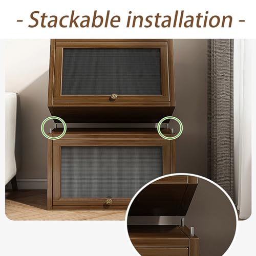 Rustic Mini Countertop Cabinet with Door and Drawer D848287