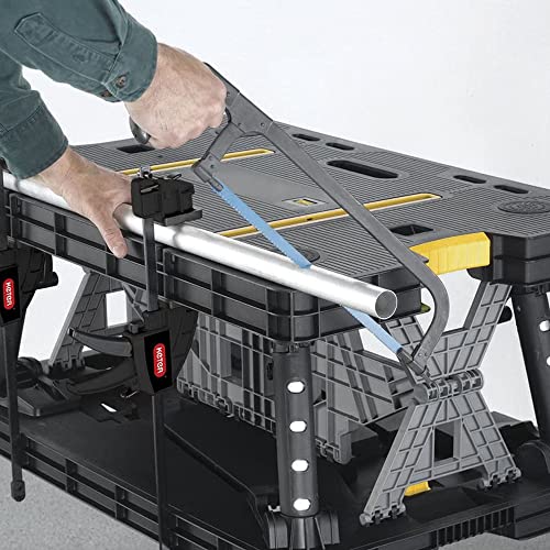 Folding Work Table with Clamps X98515