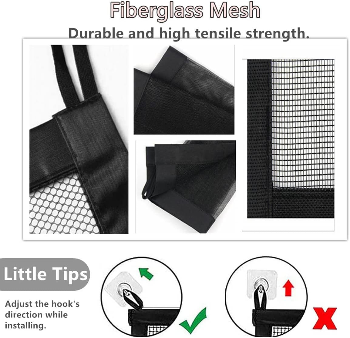 Black 43.3" W x 28.3" H Mesh Retractable Baby Gate R566745
