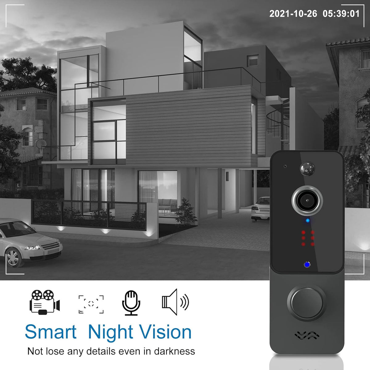 Wireless Video Doorbell Camera with Chime O244