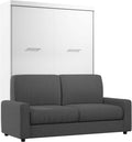 White Queen Murphy Sofa Wall Bed Z57110