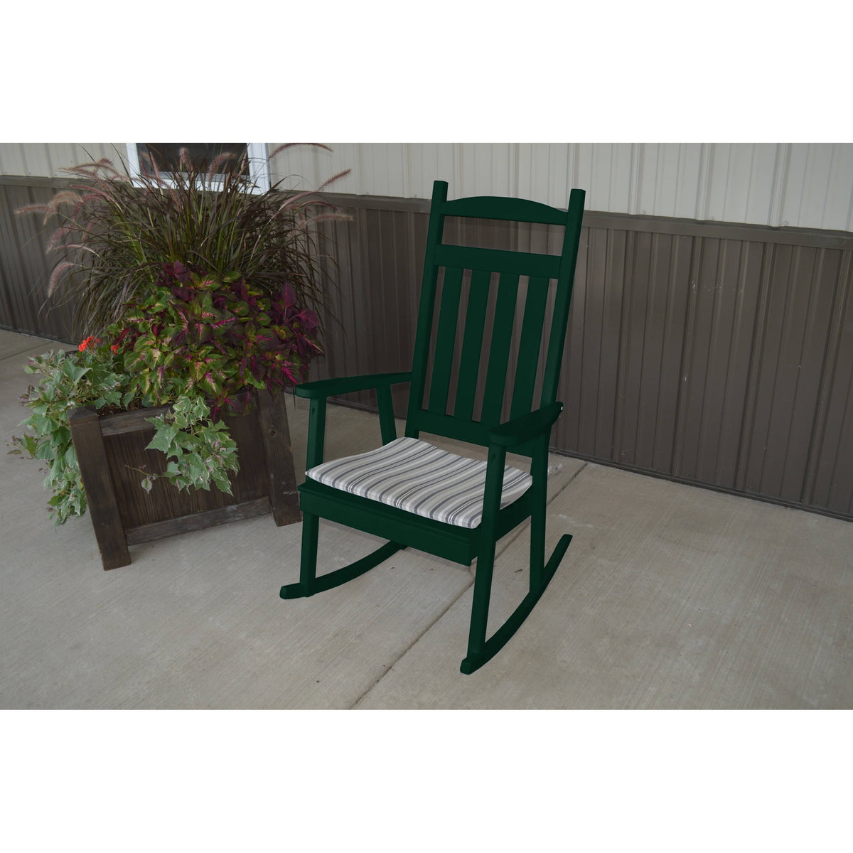 Caribbean Blue Porch Rocker R7202
