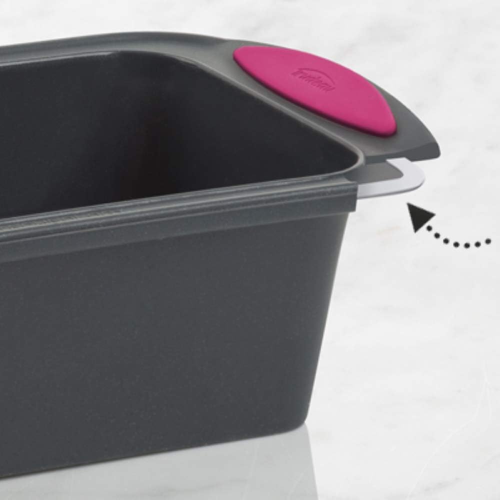 White Confetti Silicone Loaf Pan N312876