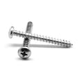 #6-18 x 1 1/2 inch Phillips Pan Head Sheet Metal Screw Zinc Plated 100 Pk K4598