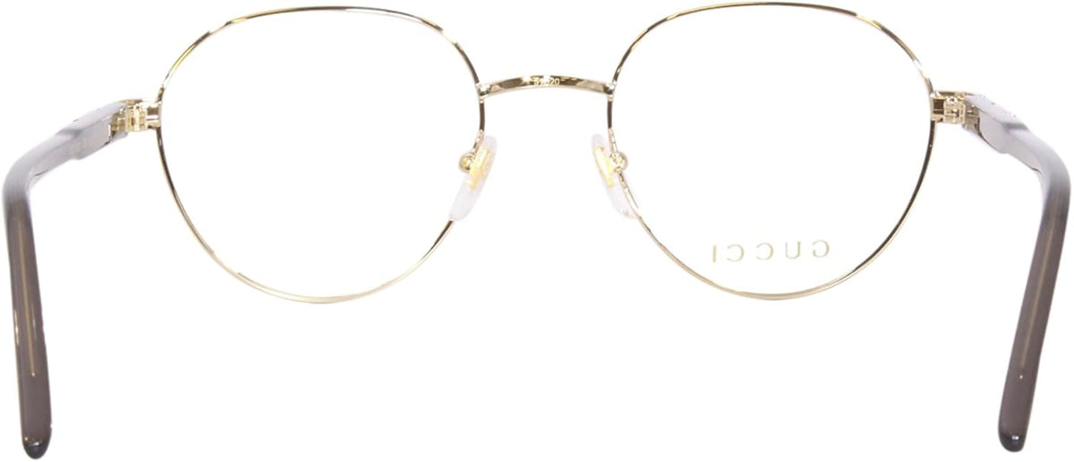 Gold Round Men's Eyeglasses F6578