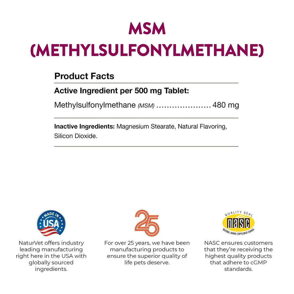 MSM Tablets for Dogs I67166
