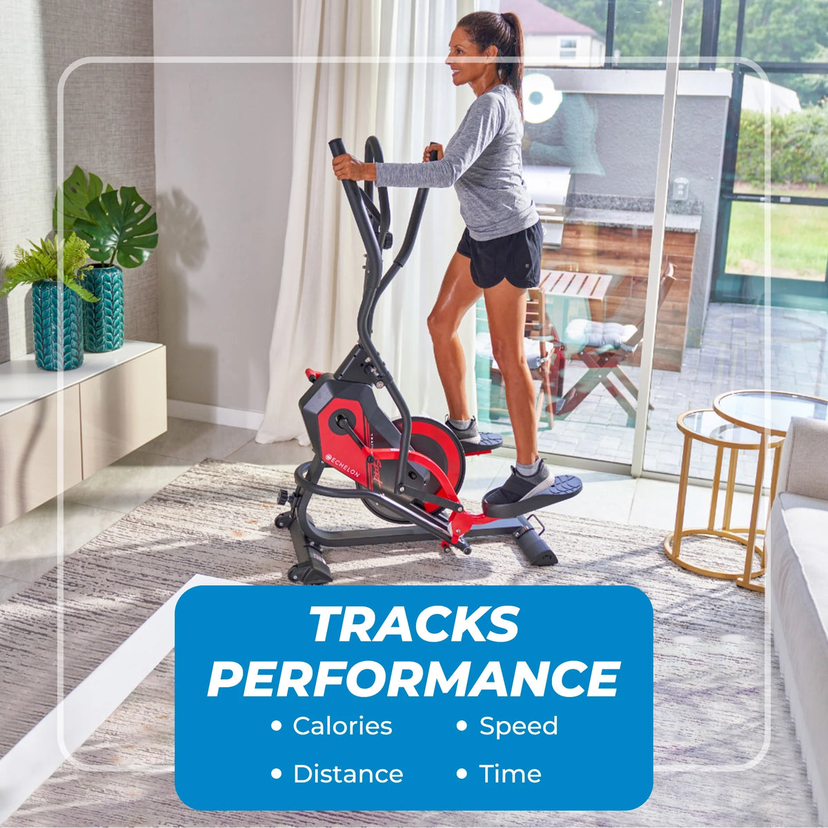 Elliptical Trainer with 8 Levels of Magnetic Resistance R3365