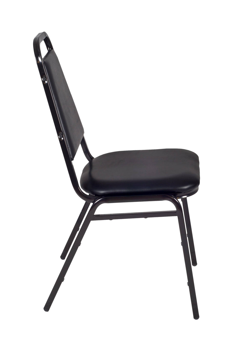 Round Breakroom Table with 4 Stack Chairs B986