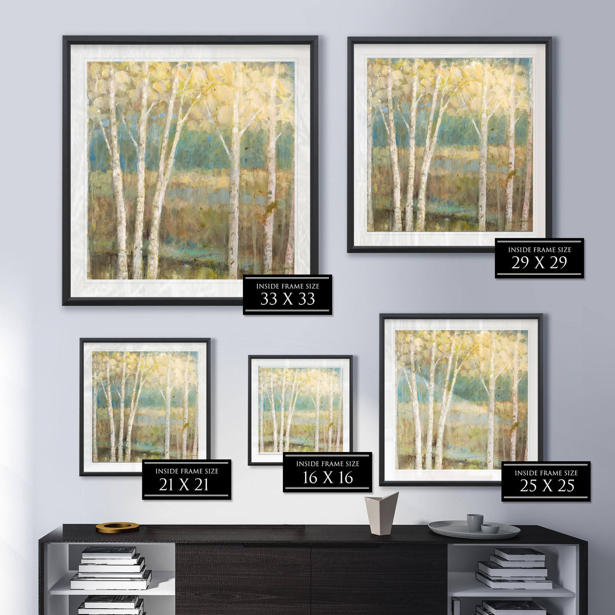Framed Giclee Print 32x32 T8907