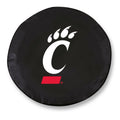 Black Vinyl Fitted Spare Car Tire Cover W417