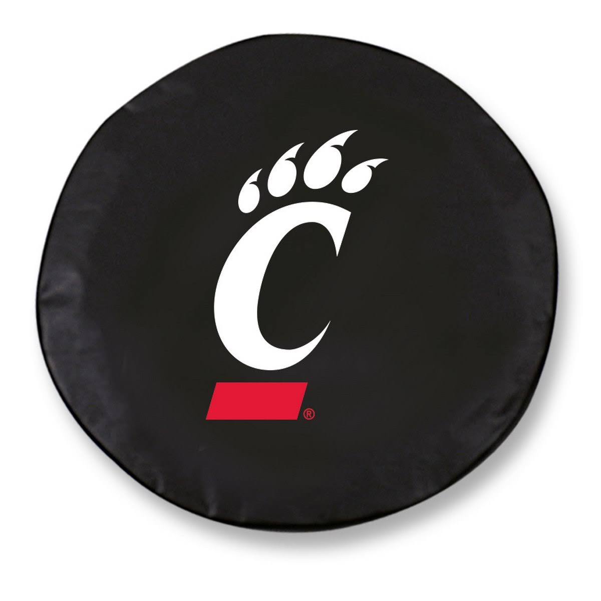 Black Vinyl Fitted Spare Car Tire Cover W417